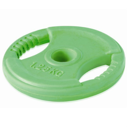 LifeMaxx Body Pump halterschijf 1,25 kg 30 mm groen (LMX 1132.g) LMX1132G